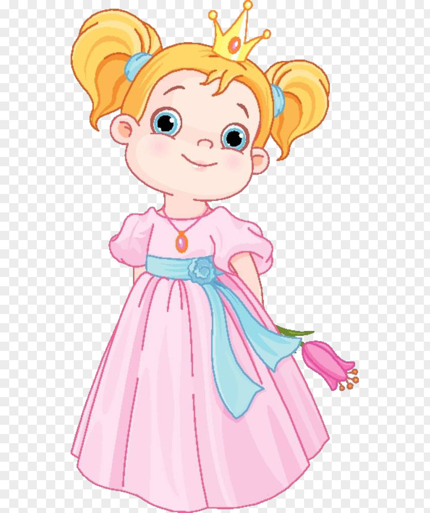 The Little Princess Dressed In Pretty Clothes Royalty-free Illustration PNG
