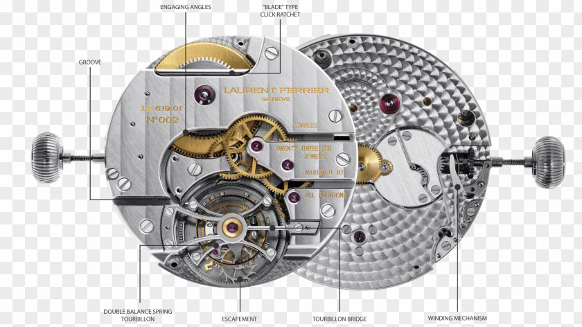 Watch Tourbillon Time Mechanism Clothing Accessories PNG