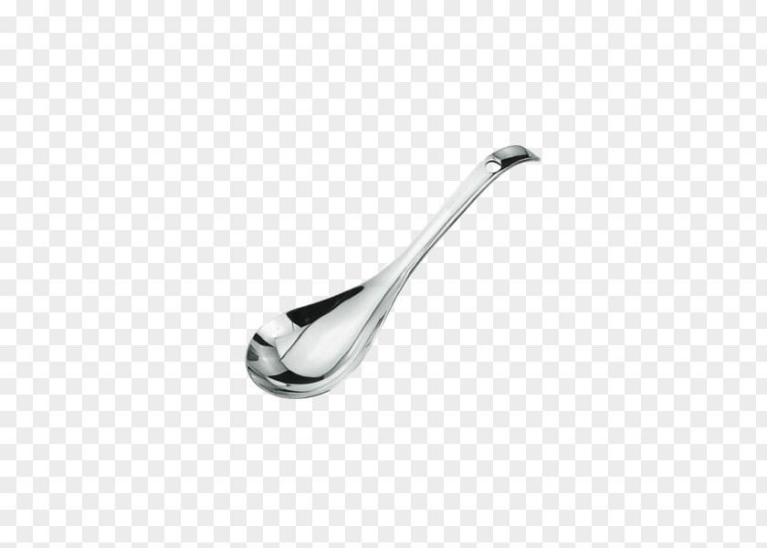 Ku-life Haynie Large Stainless Steel Spoon Black And White PNG
