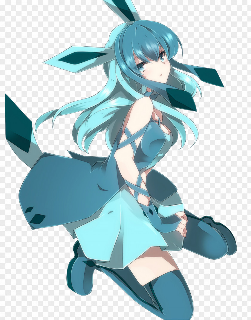 Moe Anthropomorphism Glaceon Pokémon Character PNG