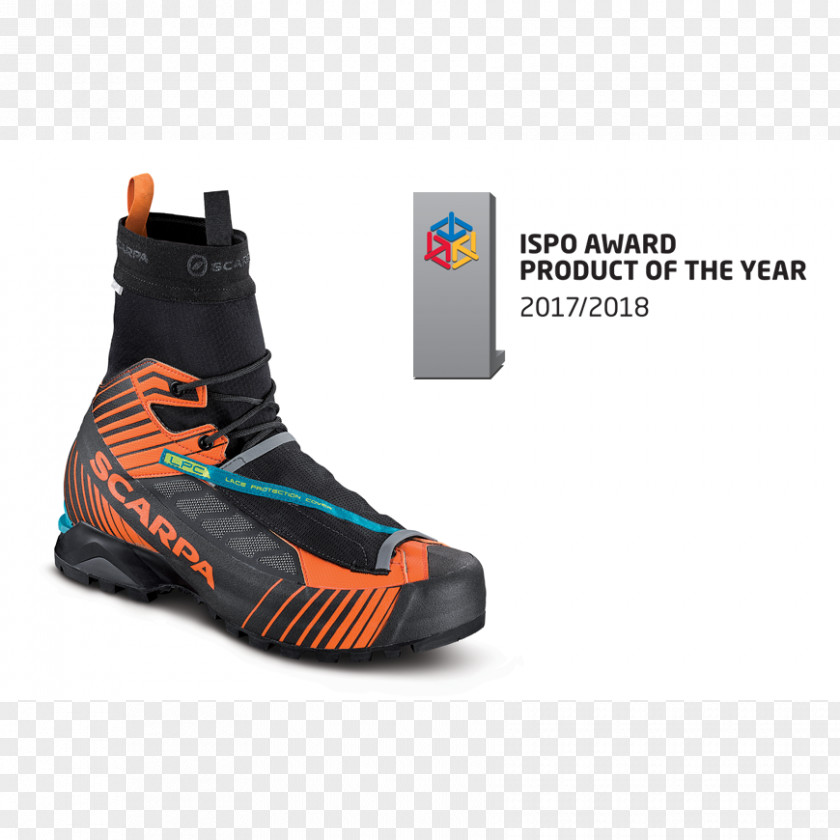 Technology Orange Mountaineering Boot Shoe Footwear PNG