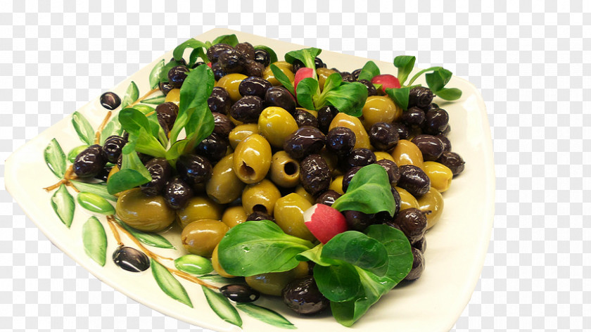 Delicious Olive Fruit On Plate Mediterranean Cuisine Oil Food Drupe PNG