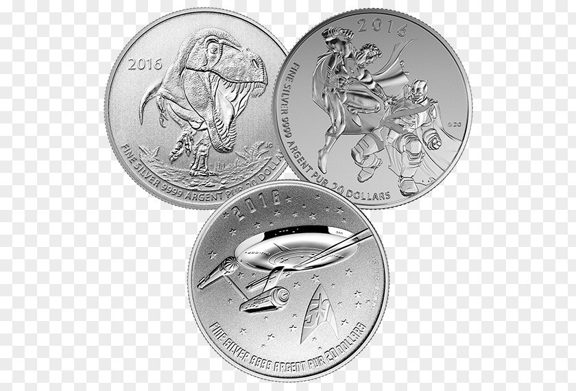 Metal Coin Silver Canada Royal Canadian Mint PNG