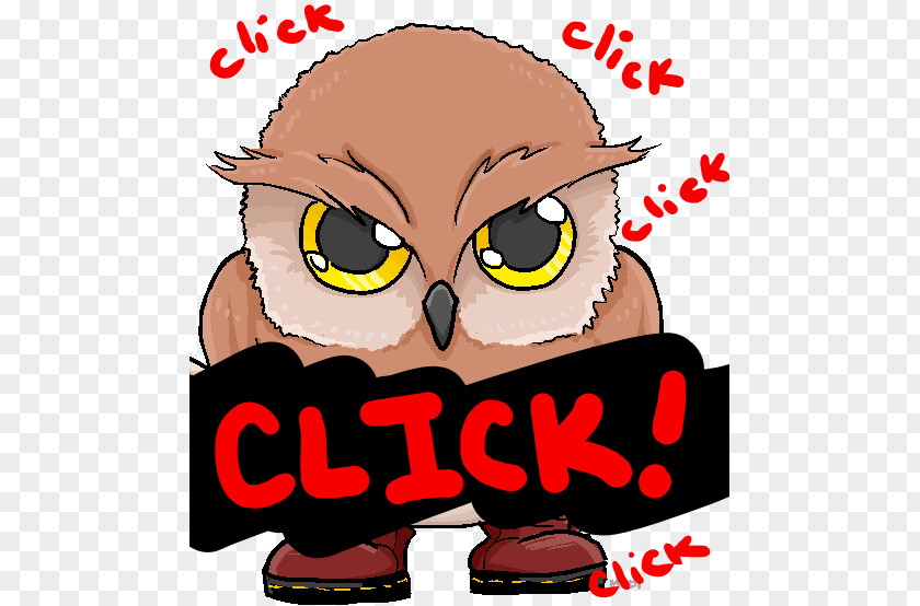 Punk Rock Owl Clip Art PNG