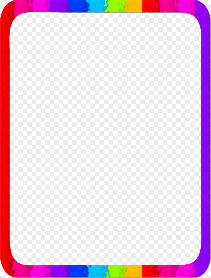 Rainbow Border Cliparts Area Purple Pattern PNG