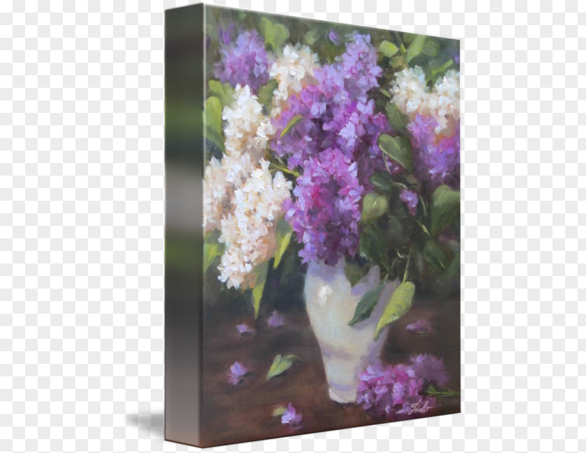 Sweet-scented Floral Design Vase Lilac PNG