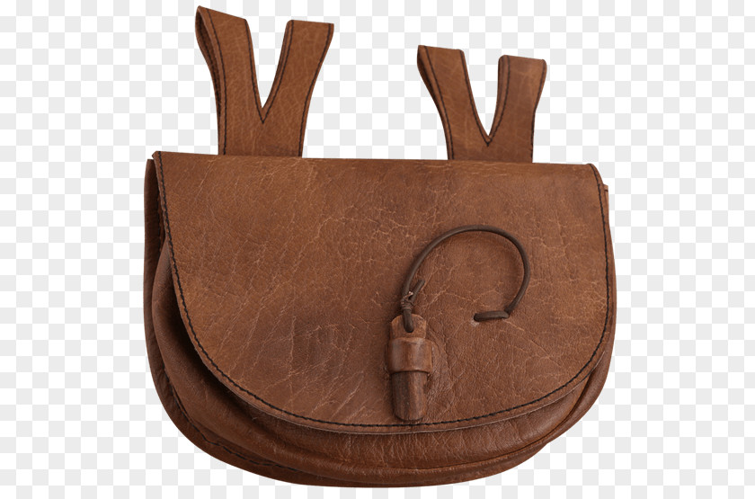 Belt Handbag Leather Middle Ages PNG