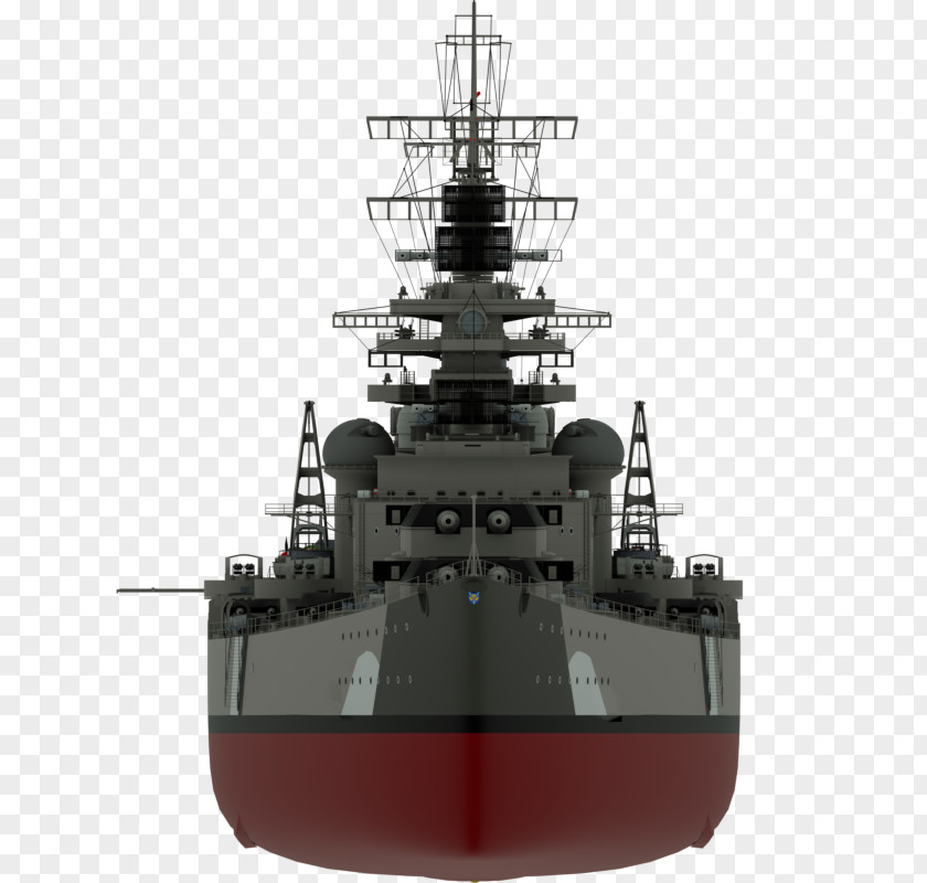 Bismarck Mockup Heavy Cruiser German Battleship Three-dimensional Space PNG