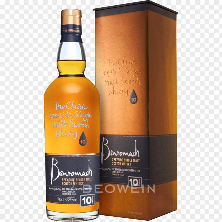 Bisquit Benromach Distillery Speyside Single Malt Whisky Scotch Whiskey PNG