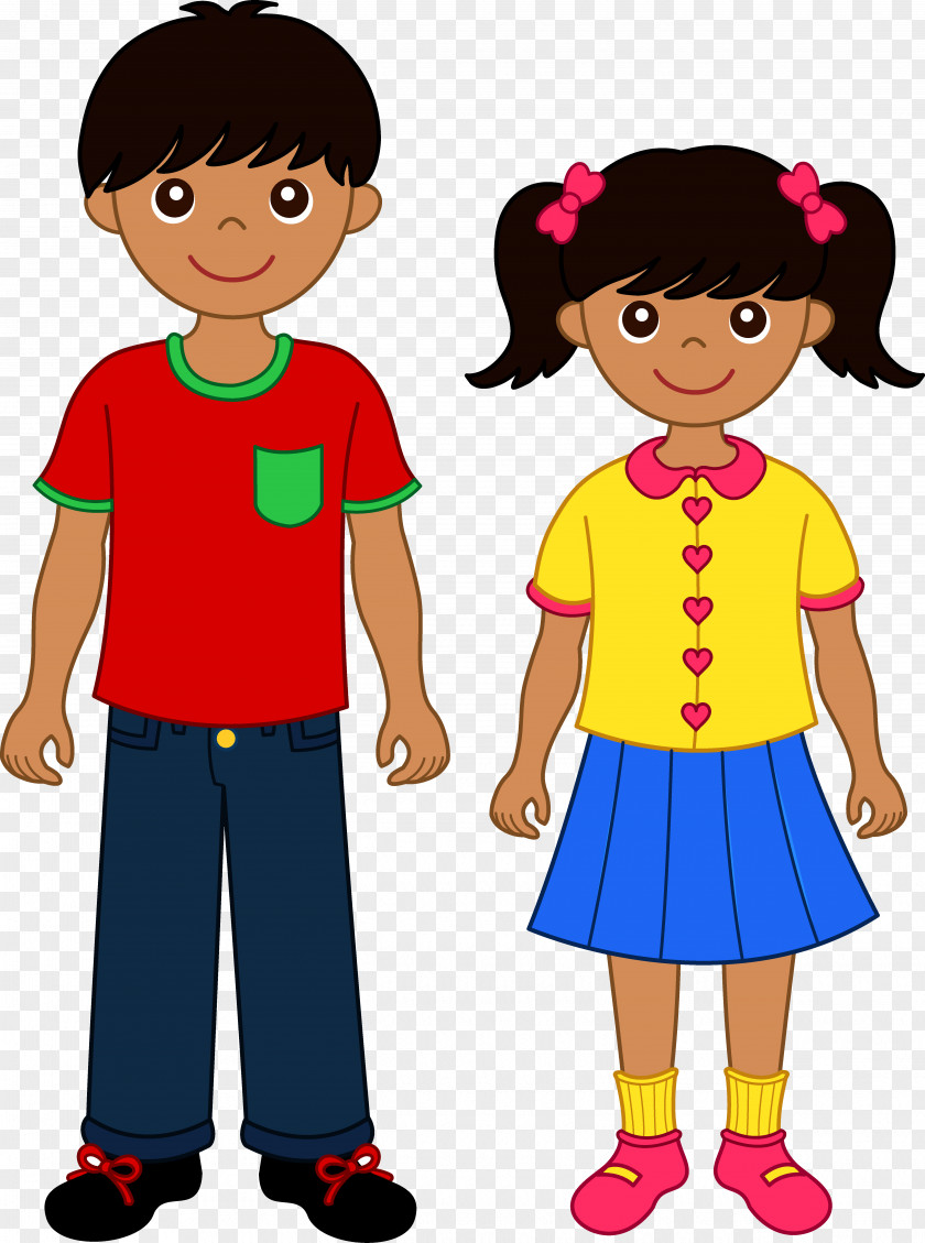 Children Cartoon Clipart Brother Free Content Sibling Clip Art PNG