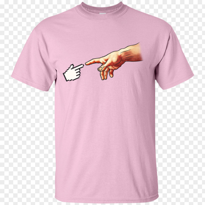 Creation Of Adam T-shirt Hoodie Clothing Sleeve PNG