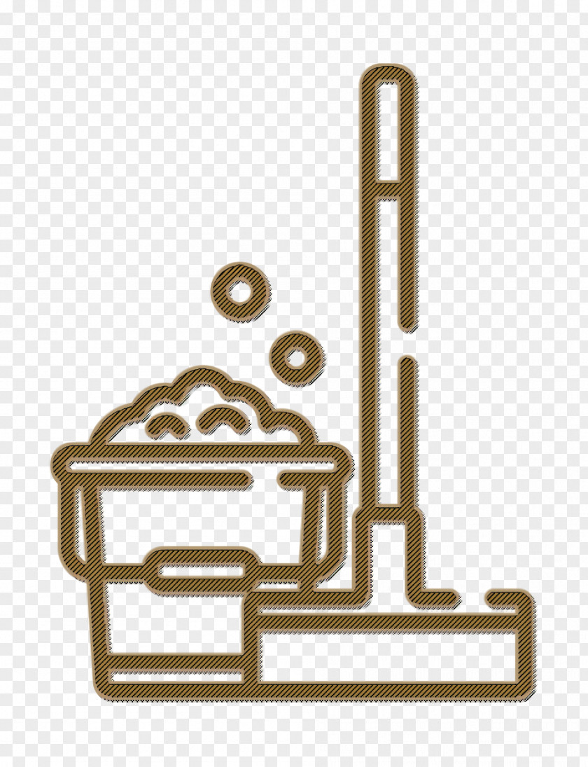 Mop Icon Cleaning Floor PNG