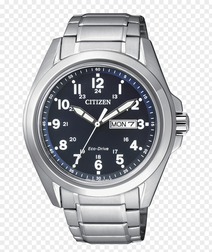 Watch Eco-Drive Citizen Holdings Silver Chronograph PNG