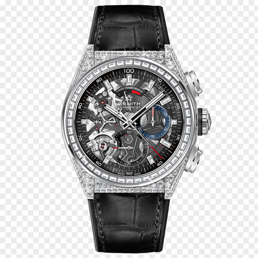 Watch Zenith Chronograph Watchmaker Baselworld PNG