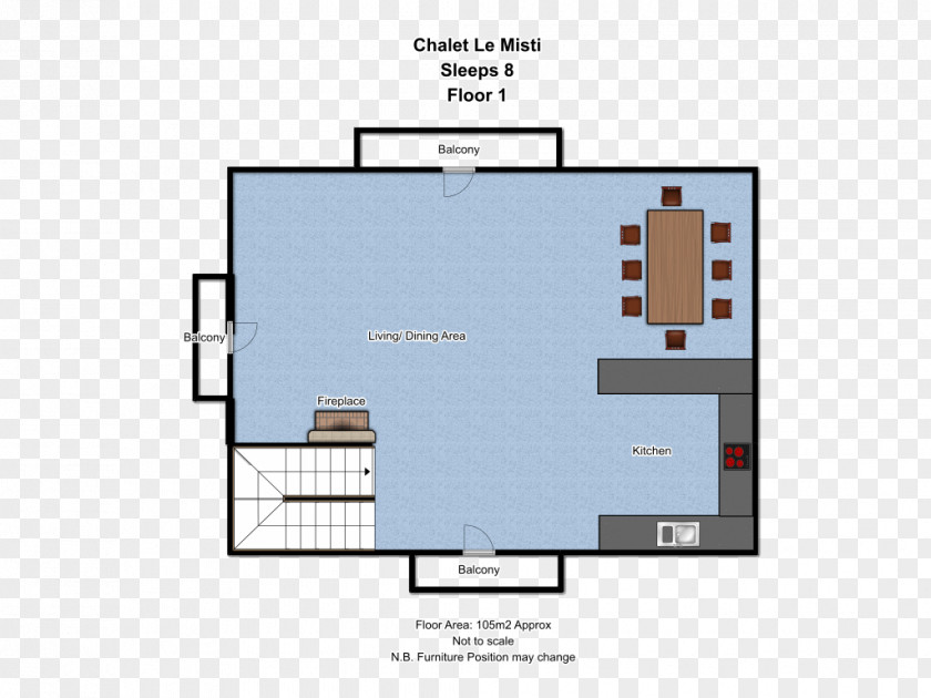 White Floor Plan House Chalet PNG