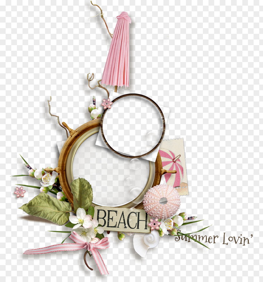 Jewellery Pink Summer Ocean PNG