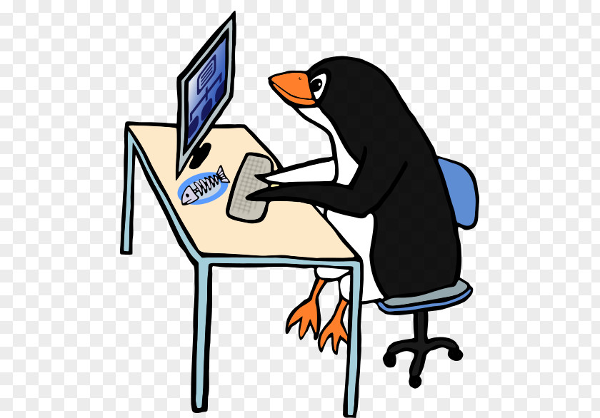 Linux Penguin Computer Clip Art PNG