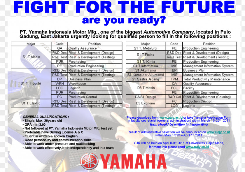 PT. Yamaha Indonesia Motor Manufacturing Organization Joint-stock Company PT West Java Factory PNG