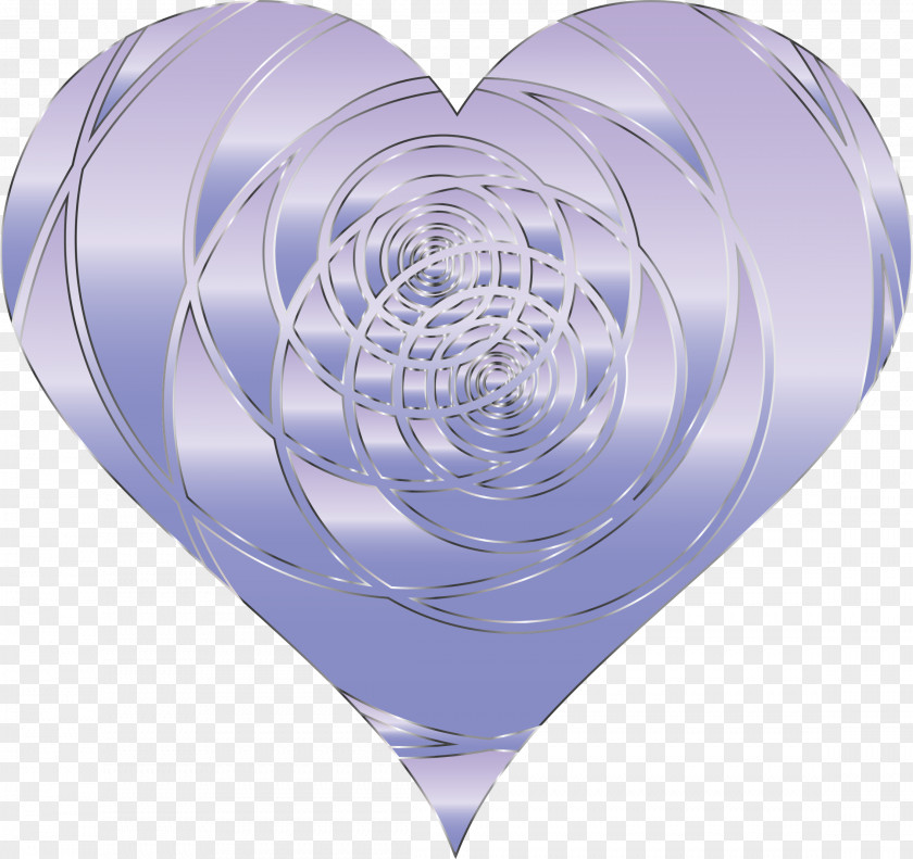 Spiral Heart Symbol PNG