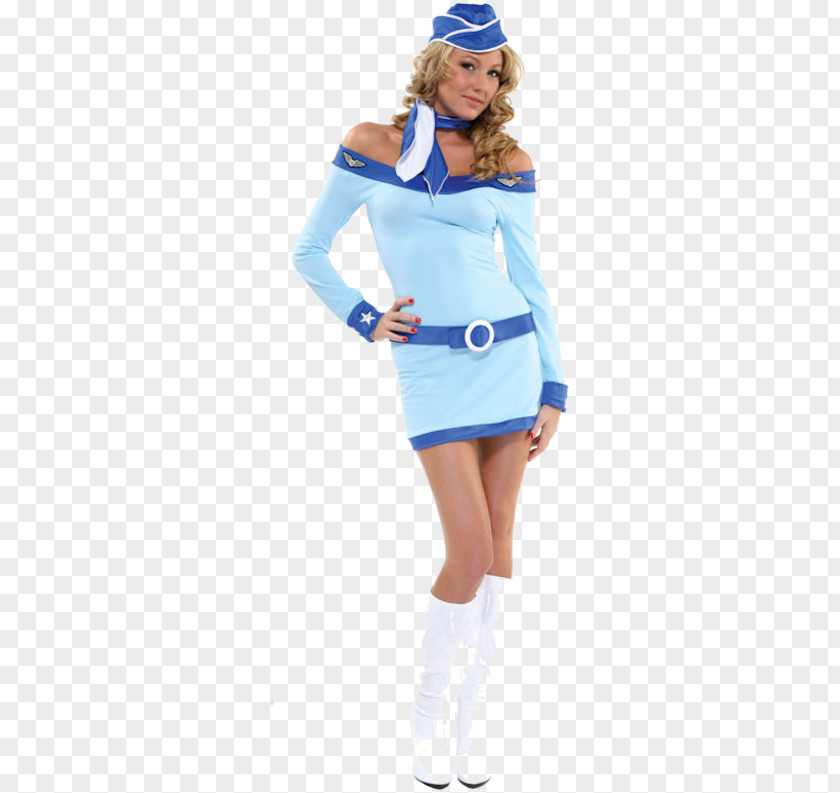 Woman Flight Attendant Costume Party Clothing PNG
