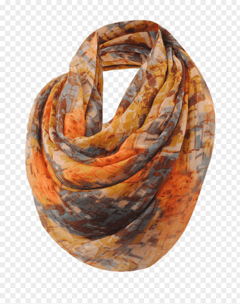 Mosaic Pattern Scarf Shawl Fashion Veil Wrap PNG