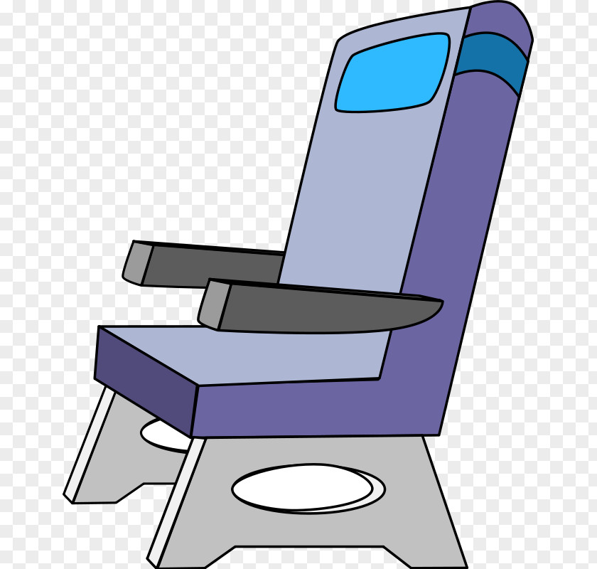 Cartoon Train Engine Airplane Airline Seat Clip Art PNG