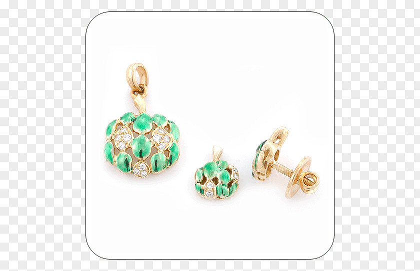 Emerald Earring Turquoise Body Jewellery Bead PNG