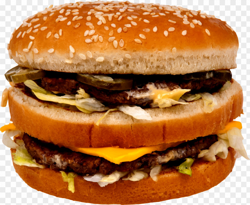 Food Server McDonald's Big Mac Hamburger Fast Cheeseburger PNG
