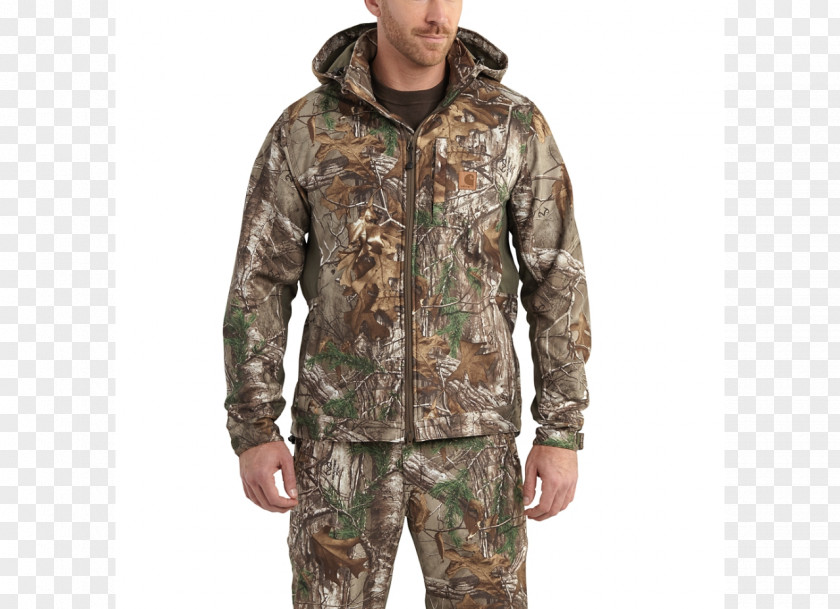 Jacket Hoodie Shell T-shirt Camouflage PNG