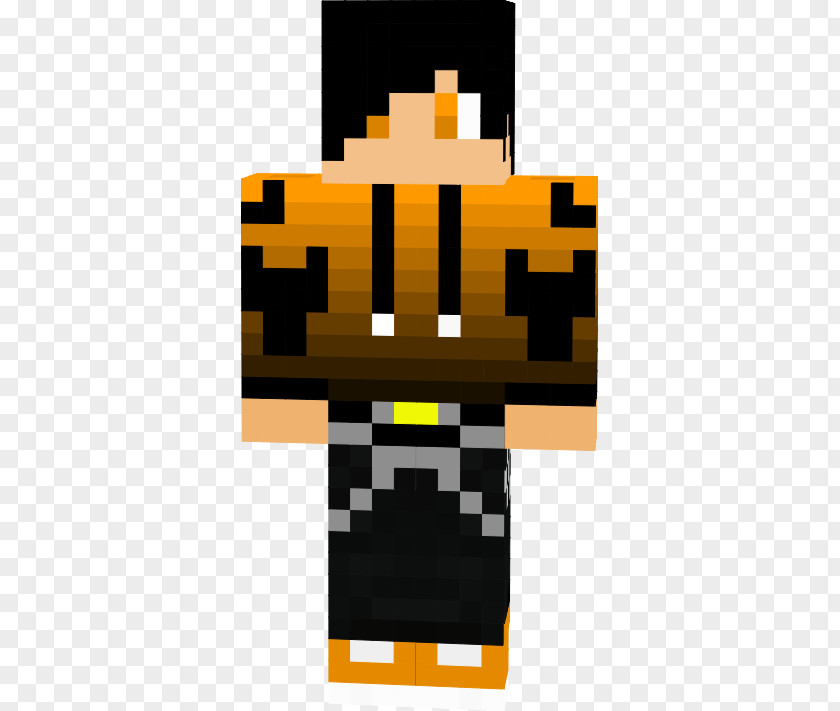 Orange Skin Minecraft Video Game Mojang Enderman Mod PNG