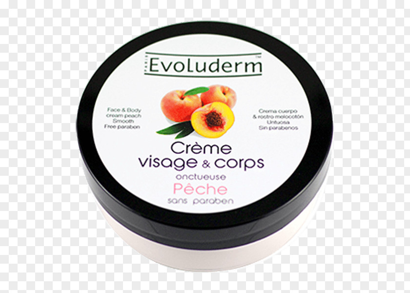 Peach Cream Evoluderm Flavor Product Fruit PNG
