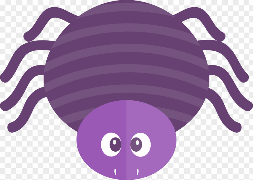 Purple Spider PNG