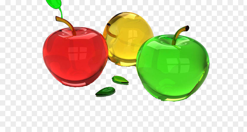 Three-color Crystal Apple IPhone 6 5 1080p Wallpaper PNG