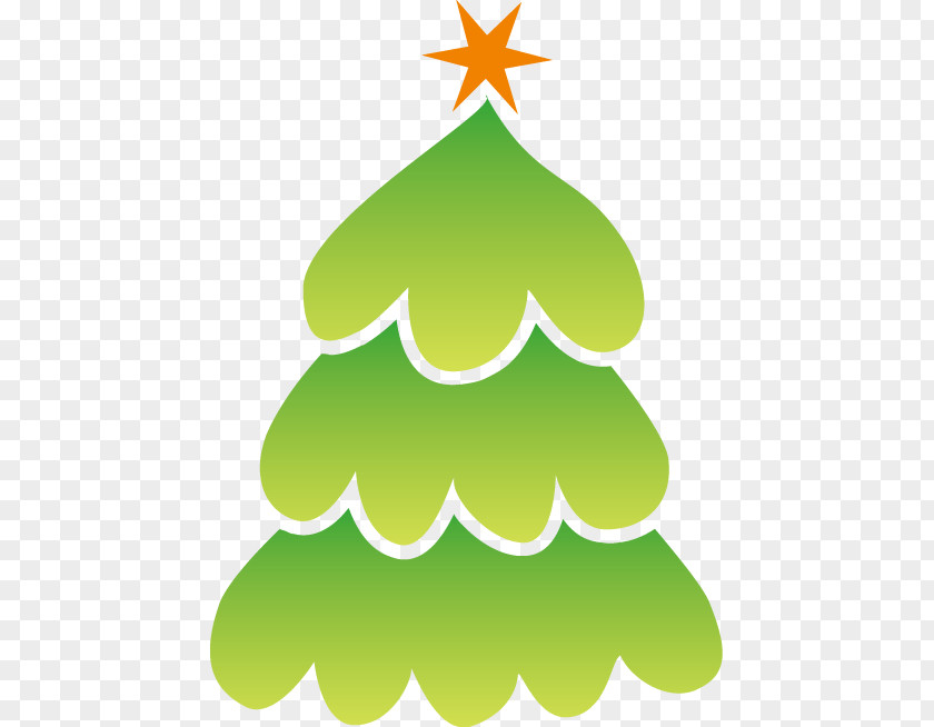 Christmas Tree Fir Ornament New Year Clip Art PNG