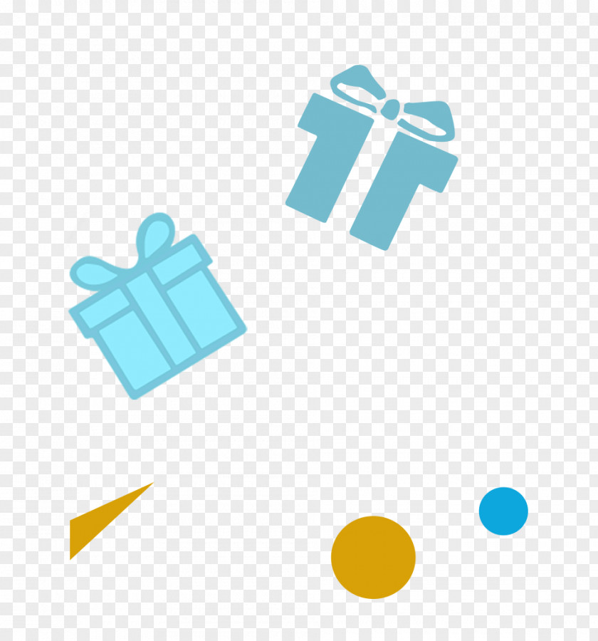 Green Gift Blue Point PNG