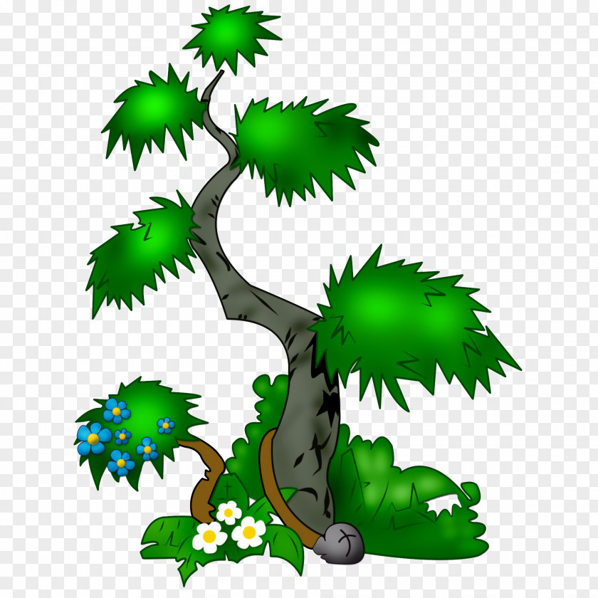Greenery Tree Clip Art PNG