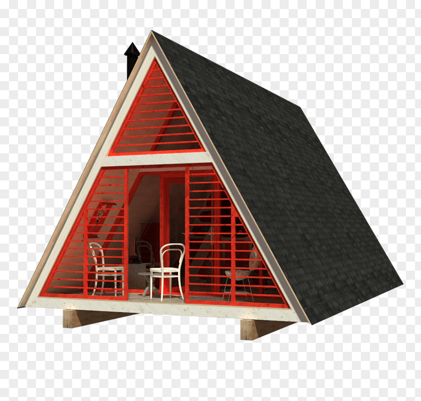 Luxury Frame Window A-frame House Building Shed PNG