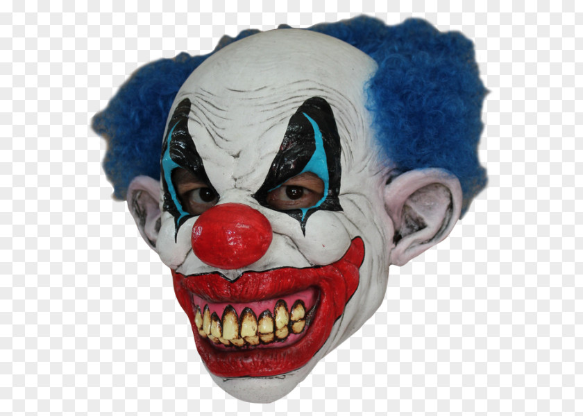 Mask Evil Clown Costume Horror PNG