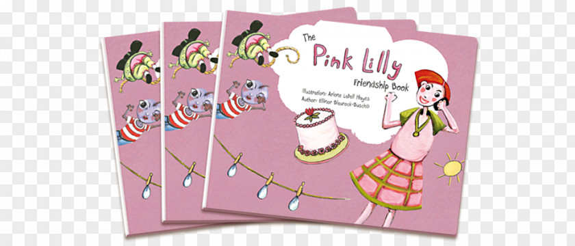 Pink Book Paper Greeting & Note Cards Cartoon M Font PNG