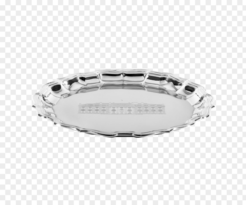 Silver Oval PNG