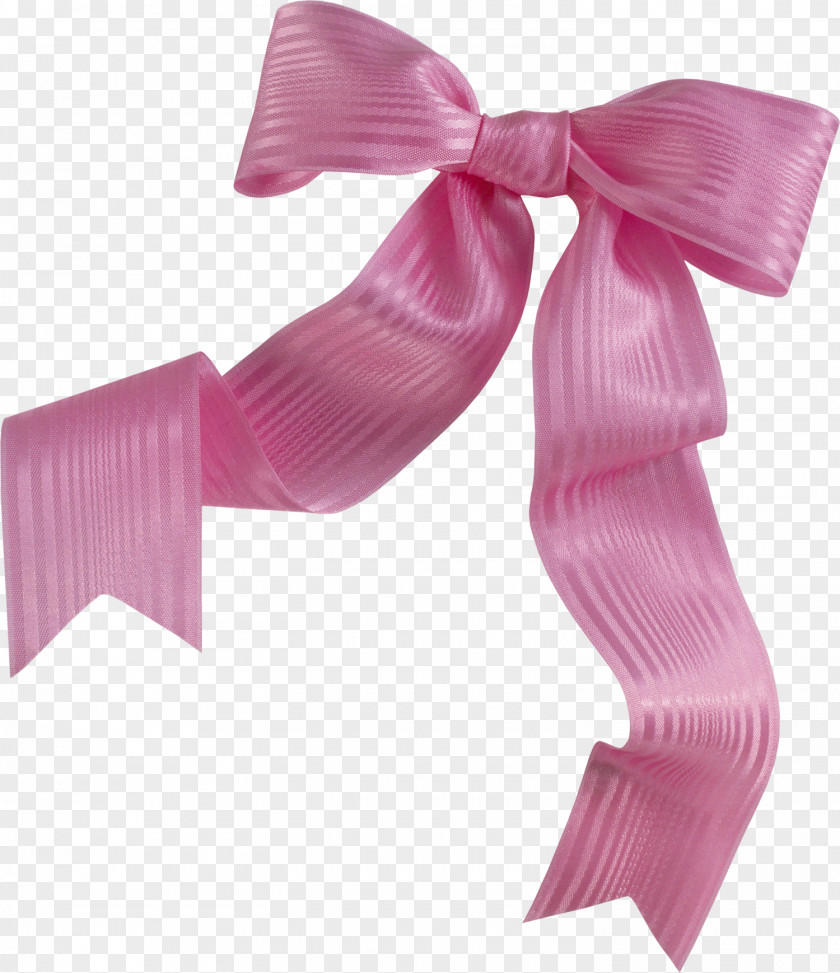 Bow Pink Ribbon Clip Art PNG