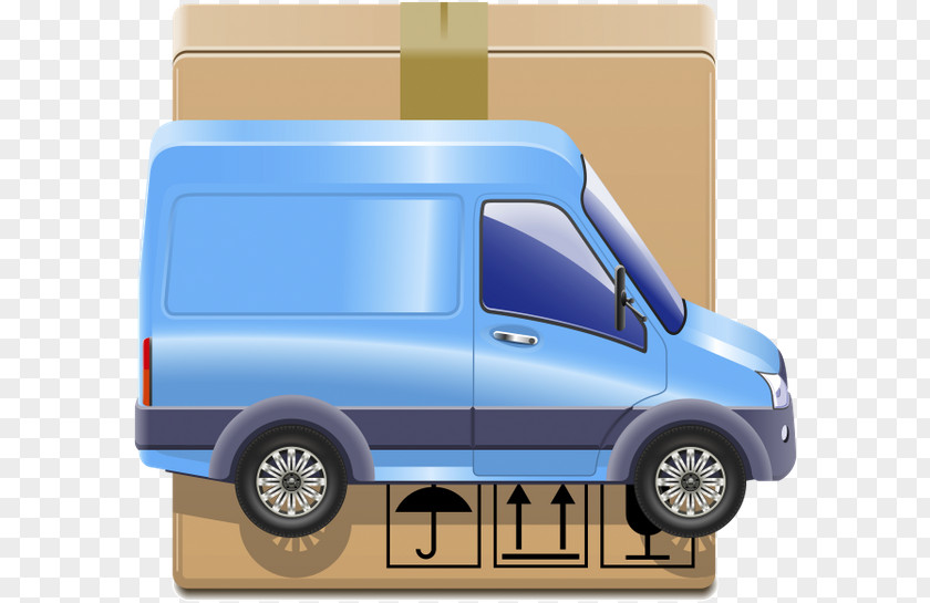 Car Cargo Transport Logistics Vector Graphics PNG