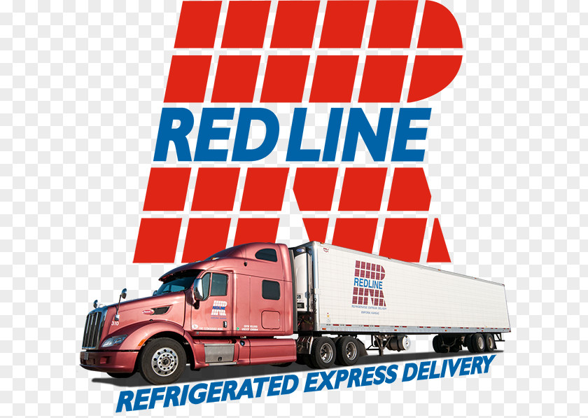 Intermodal Freight Transport Commercial Vehicle Red Line Trucking Truck Driver Driving PNG