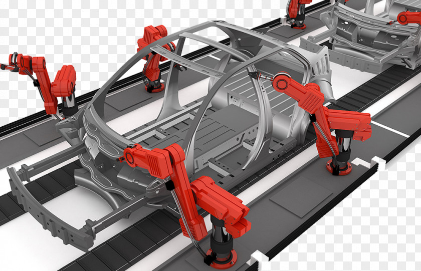 Automobile Factory Assembly Line Car Automation Automotive Industry Production PNG
