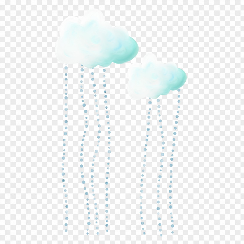 Cloud Turquoise Angle Pattern PNG
