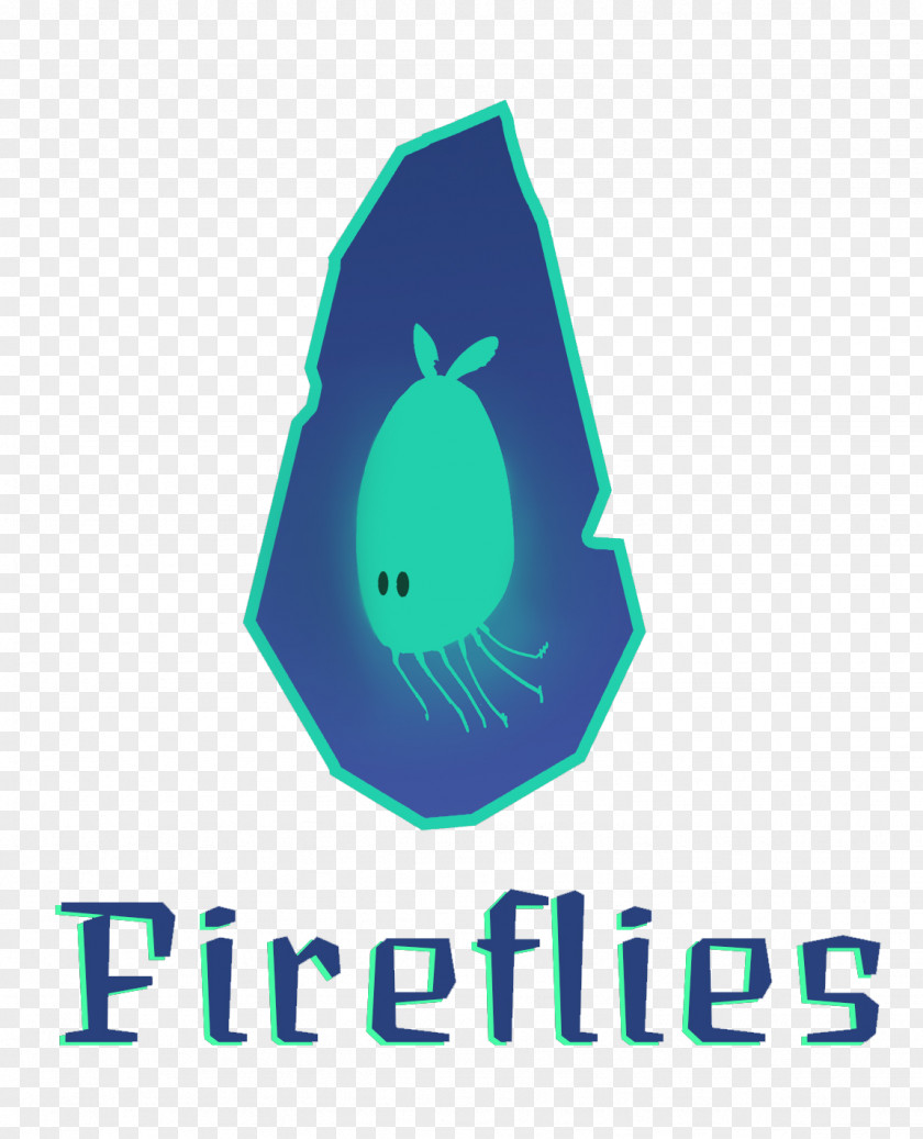 Fireflies Watercolor Logo Brand Product Clip Art Font PNG