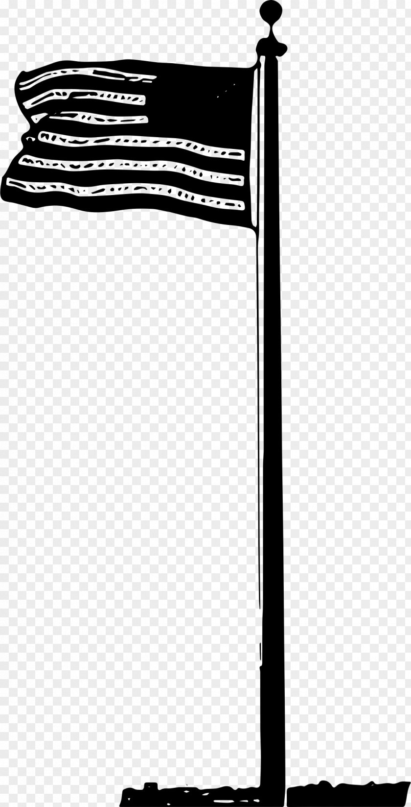 Flag Black And White Clip Art PNG