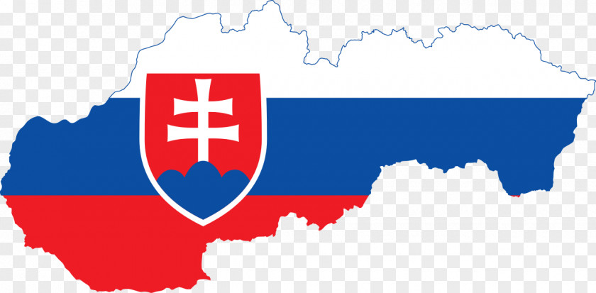 Flag Of Slovakia National Map PNG