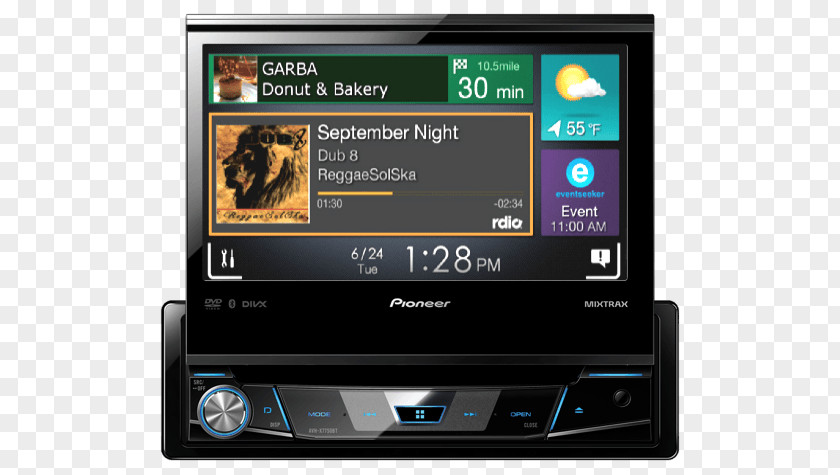 Indian Celebration ISO 7736 Vehicle Audio DVD Player Automotive Head Unit PNG