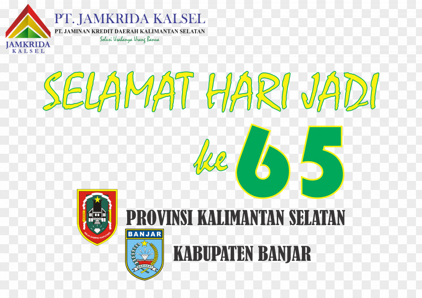 Selamat Idul Fitri Banjar Regency PT. Jamkrida Kalsel Logo Brand PNG